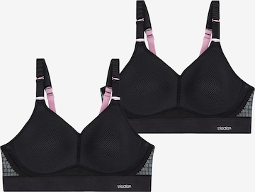Soutien-gorge de sport ' Triaction Hybrid Lite ' TRIUMPH en noir : devant