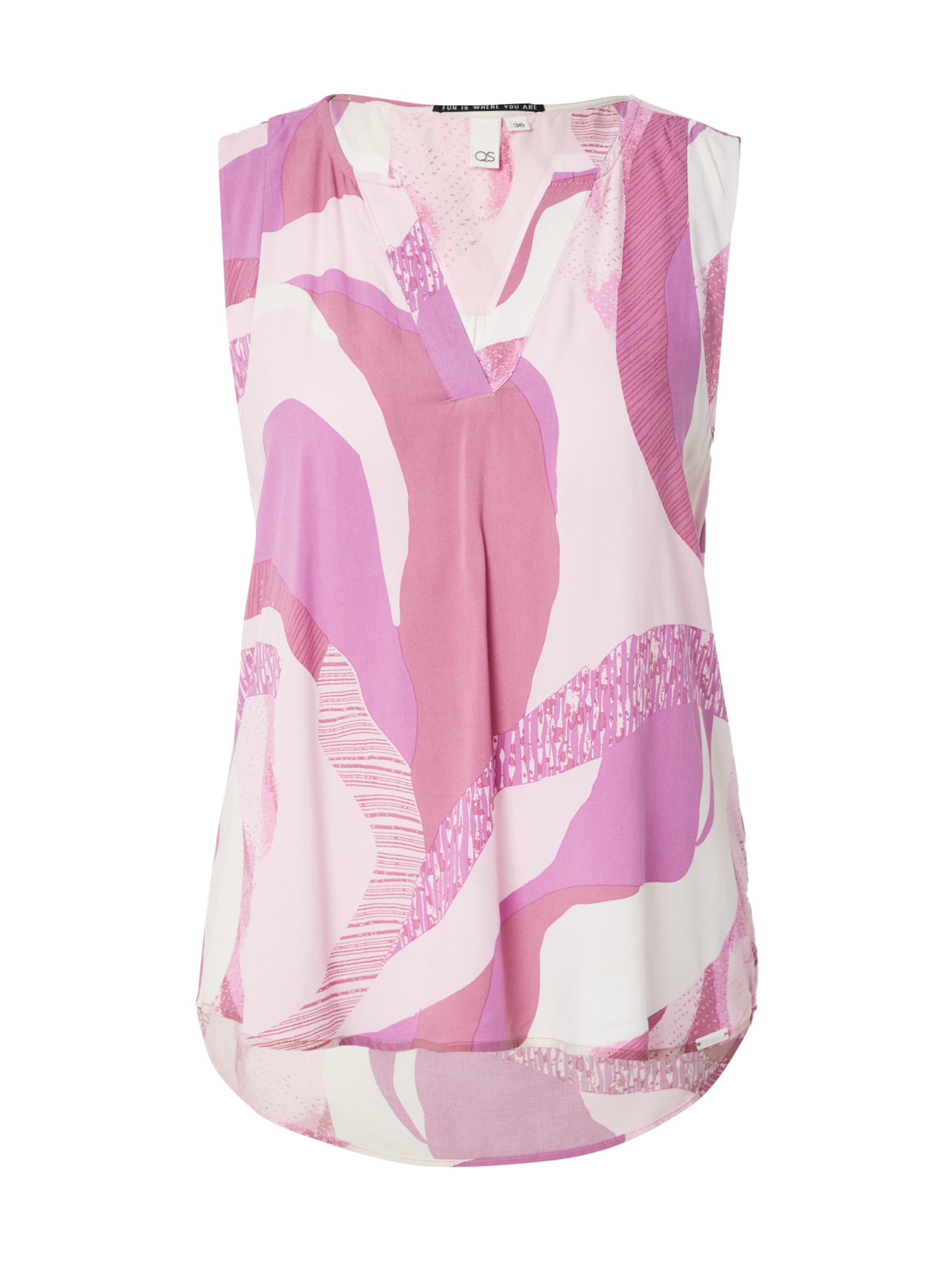 QS Bluse in Lila: Vorderseite