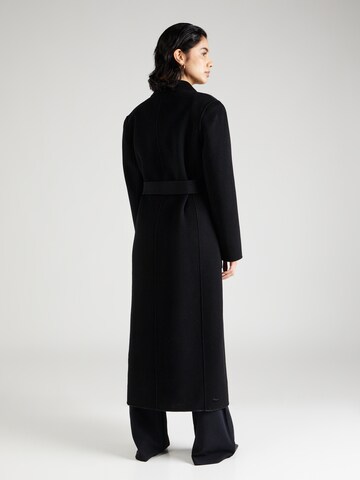 Elisabetta Franchi Between-Seasons Coat in Black