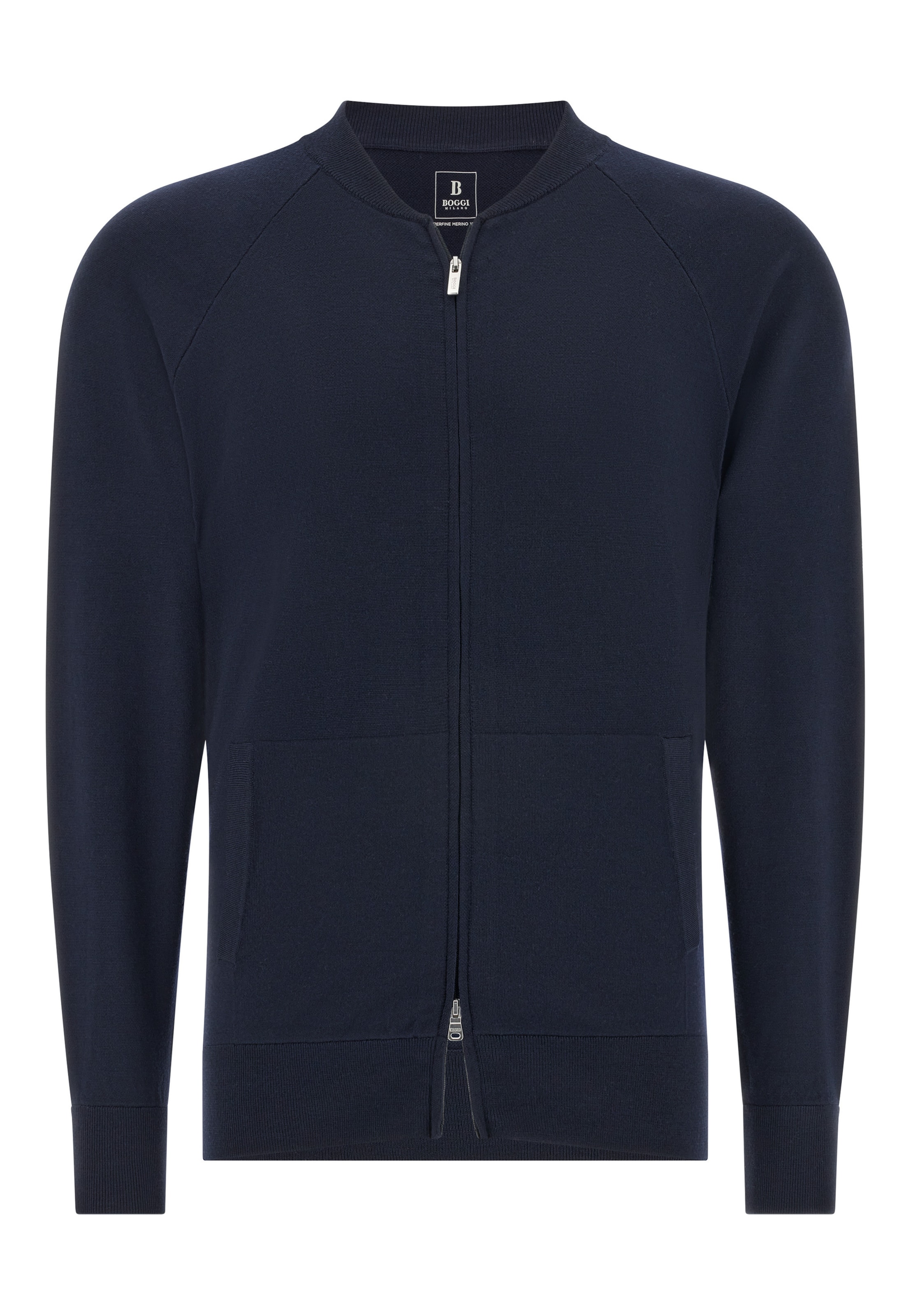 Giacchetta di Boggi Milano in blu: frontale