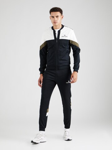 Sergio Tacchini Trainingsanzug 'PRUA' in Schwarz: Vorderseite