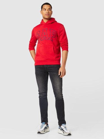 GAP - Sweatshirt 'ARCH' em vermelho