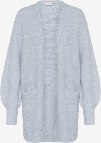 Cardigan 'Trina' Kaffe en bleu : devant