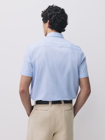 Next Regular Fit Hemd in Blau