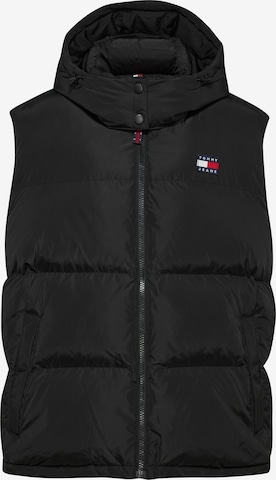 Tommy Jeans Curve Vest in Black: front