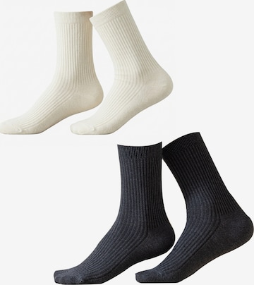Millo Socks 'Cosy Steps Mix' in Grey: front