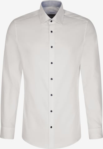 Coupe slim Chemise business SEIDENSTICKER en blanc : devant