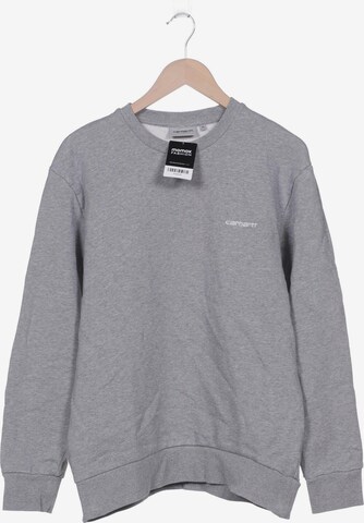 Carhartt WIP Sweatshirt & Zip-Up Hoodie in XL in Grey: front