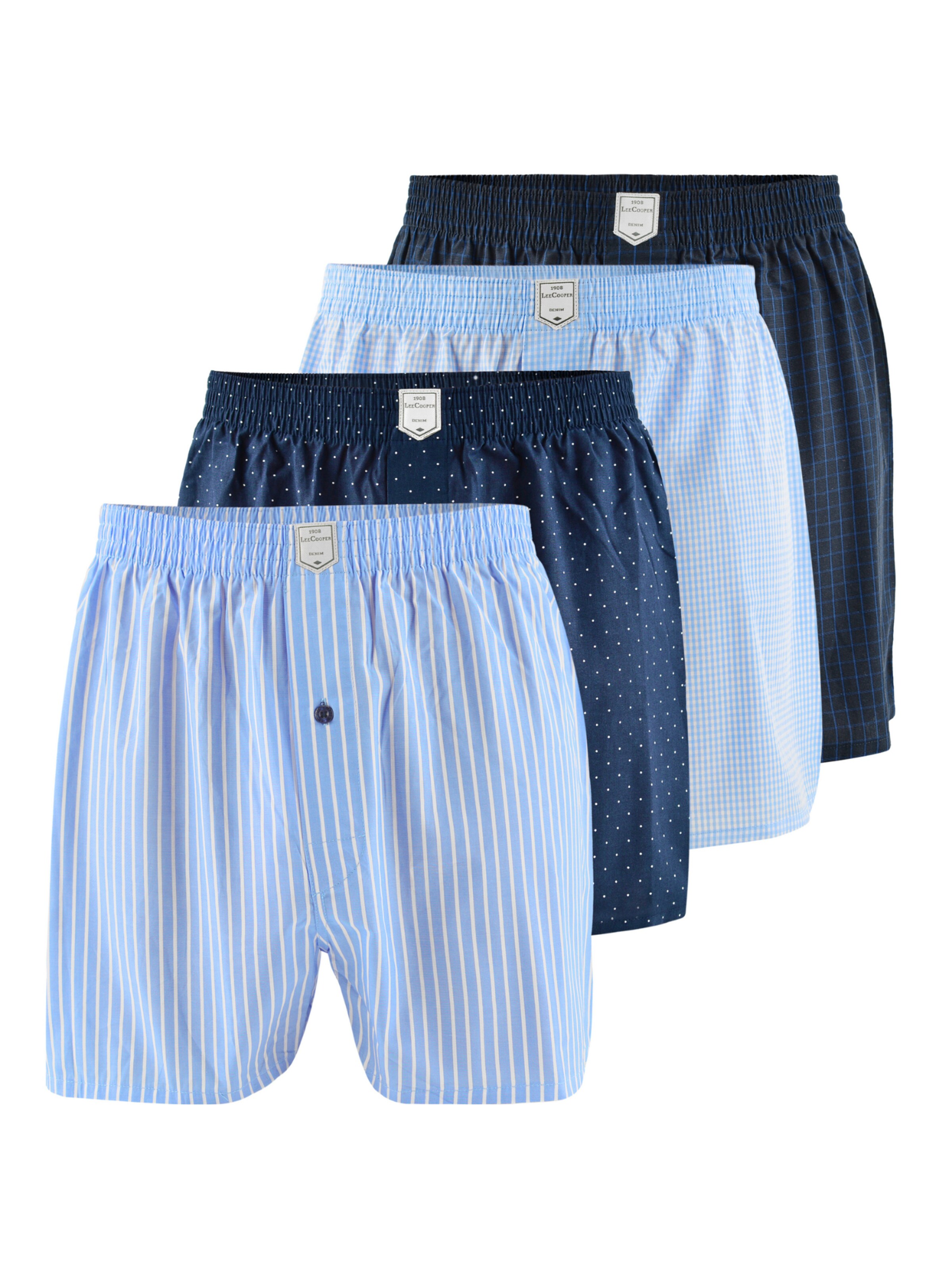 Lee Cooper - Calzoncillo boxer en azul: frente