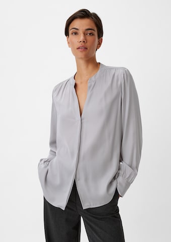 COMMA Blouse in Grijs: voorkant