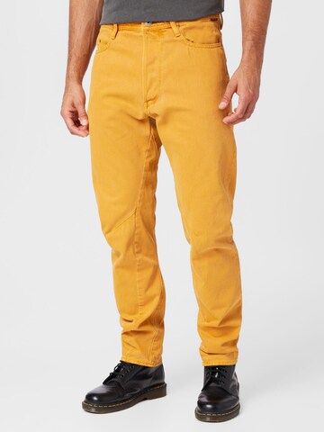 Regular Jean 'Arc 3D' G-Star RAW en jaune : devant