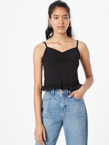 ABOUT YOU Top 'Lydia' in Black: front