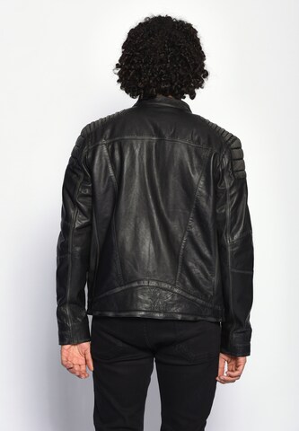 MUSTANG Lederjacke 'Whyte' in Schwarz