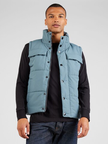 G-Star RAW Vest 'Foundation' in Blue: front