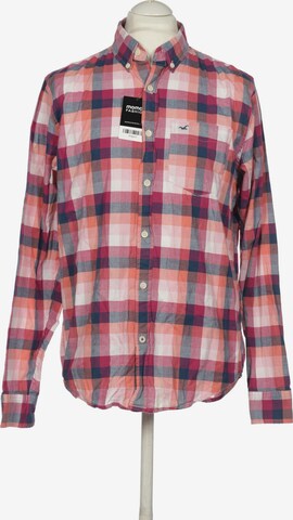 HOLLISTER Button Up Shirt in L in Pink: front