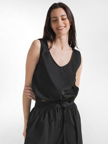 Camicia da donna di DEHA in nero: frontale