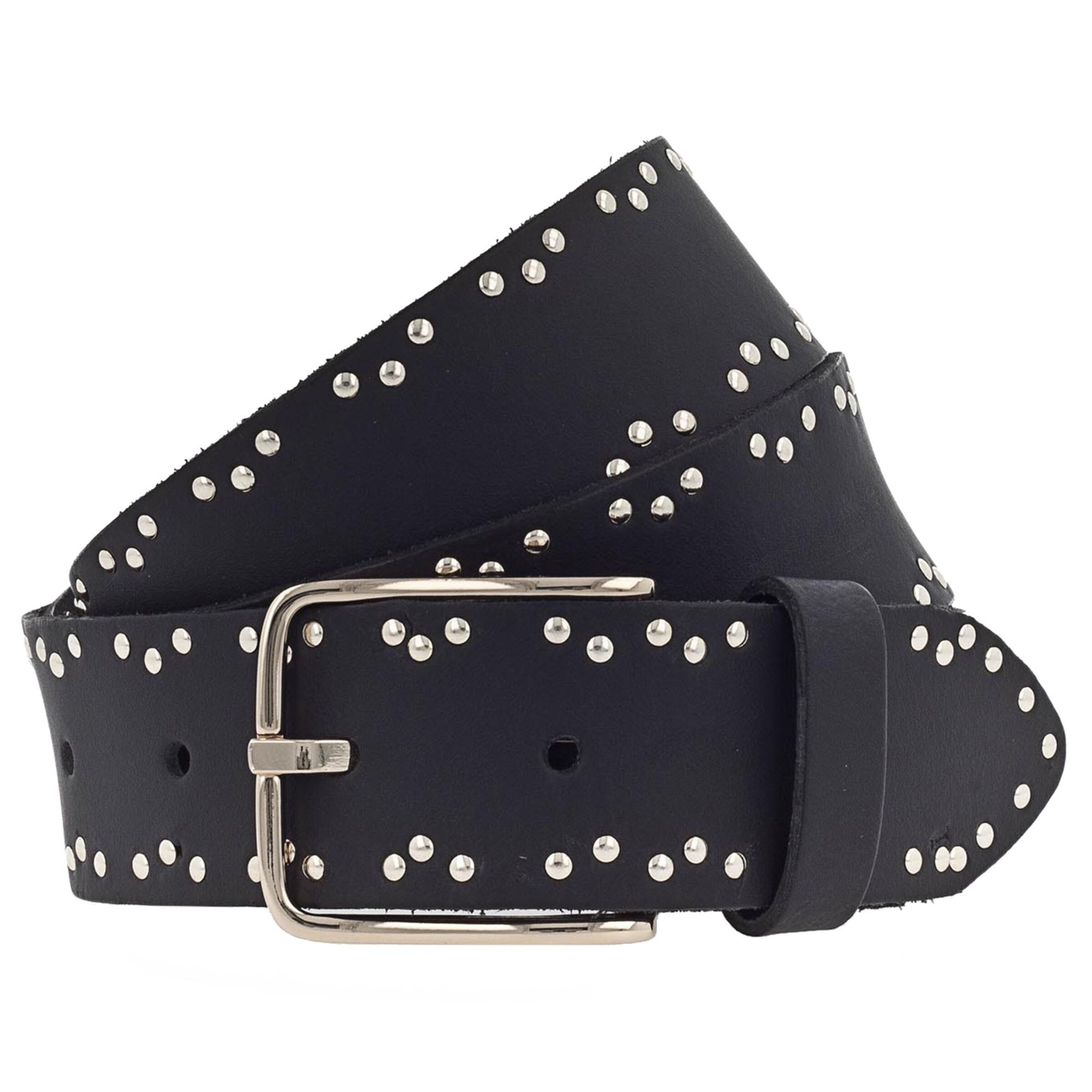 VANZETTI Gürtel in Schwarz: Vorderseite