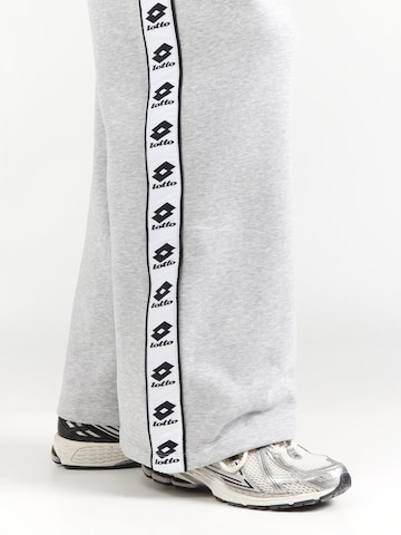 LOTTO Szeroka nogawka Spodnie sportowe w kolorze szary