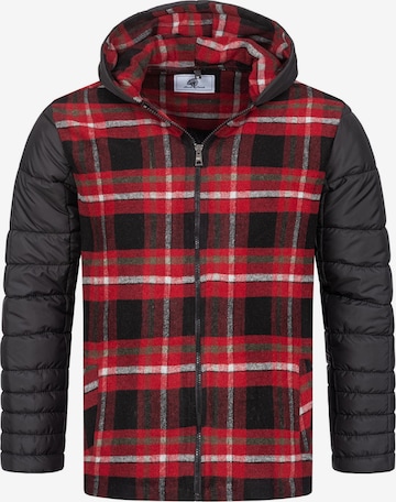 Rock Creek Between-Season Jacket in Red: front