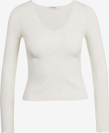 Orsay Regular Sweater in White: front