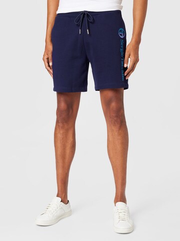 Sergio Tacchini - Regular Calças de desporto 'NEW IBERIS' em azul: frente