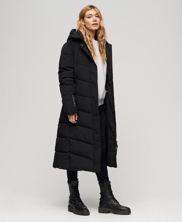 Superdry Wintermantel in Schwarz