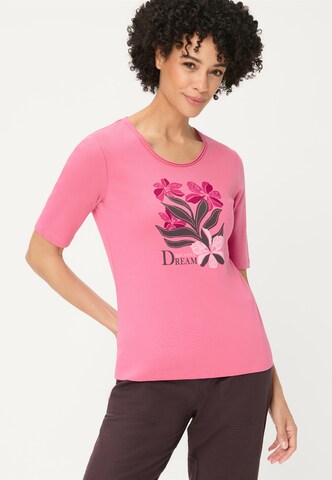 Olsen Shirt ' Edda ' in Pink: front