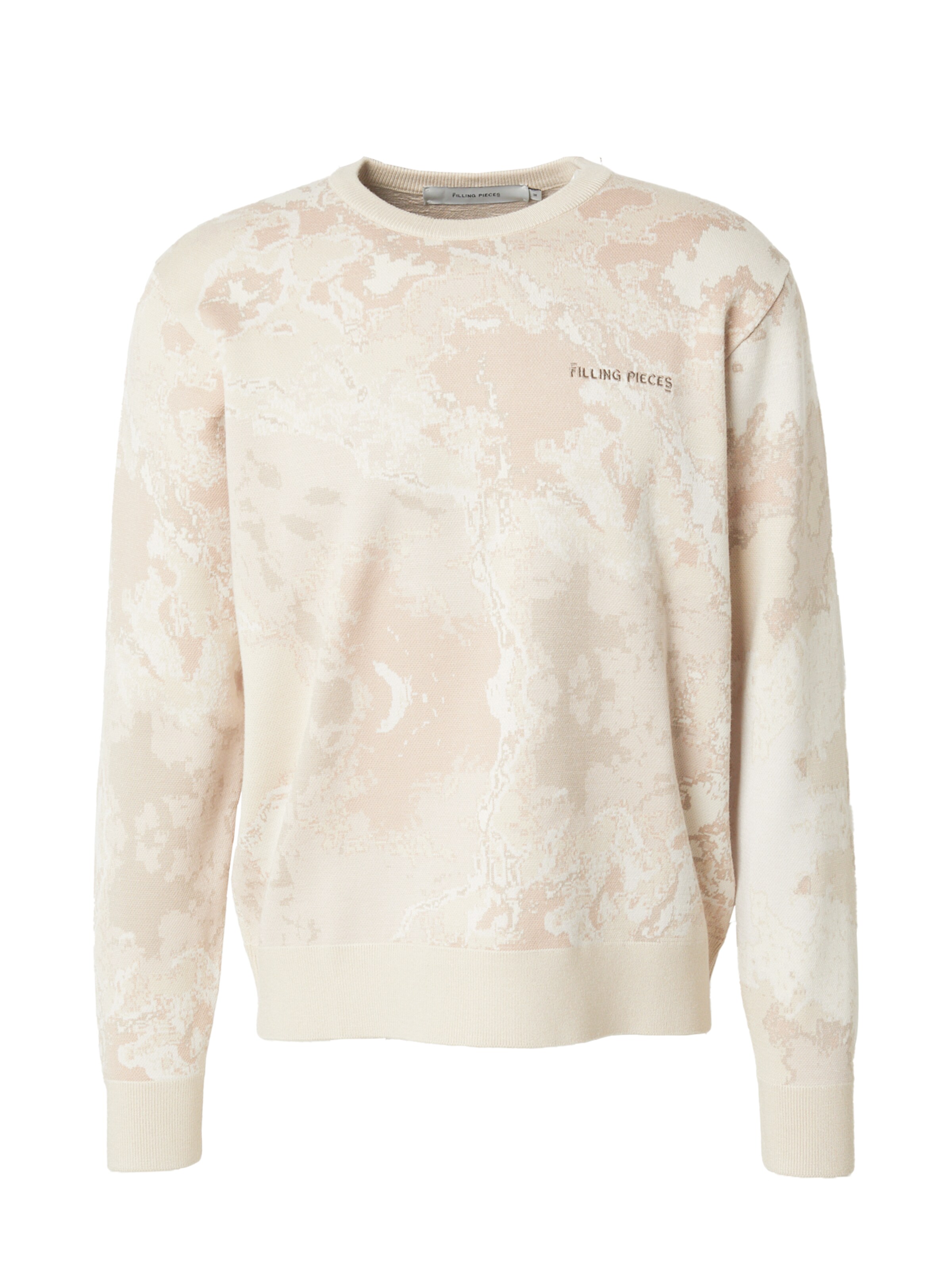 Filling Pieces Sweater in Beige: front