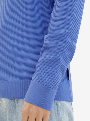 TOM TAILOR DENIM Pullover in Blau