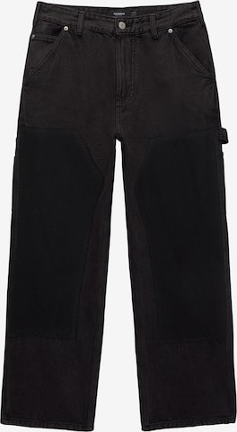 Pull&Bear Džíny s kapsami – černá: přední strana