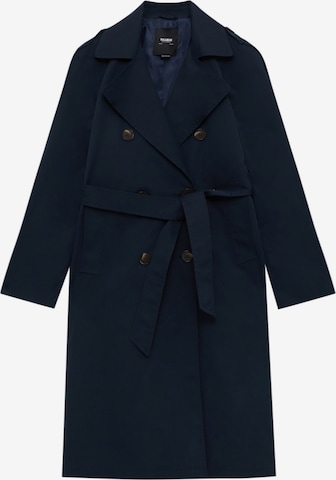 Pull&Bear Between-Seasons Coat in Blue: front