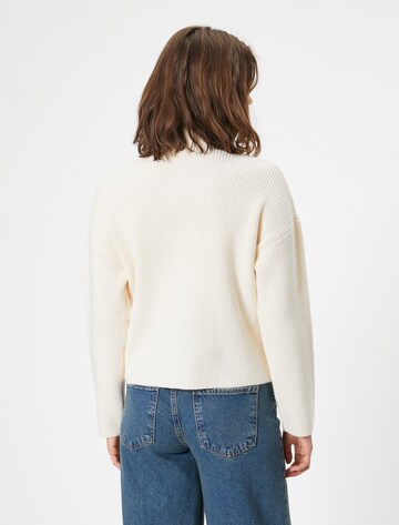 Koton Pullover in Weiß