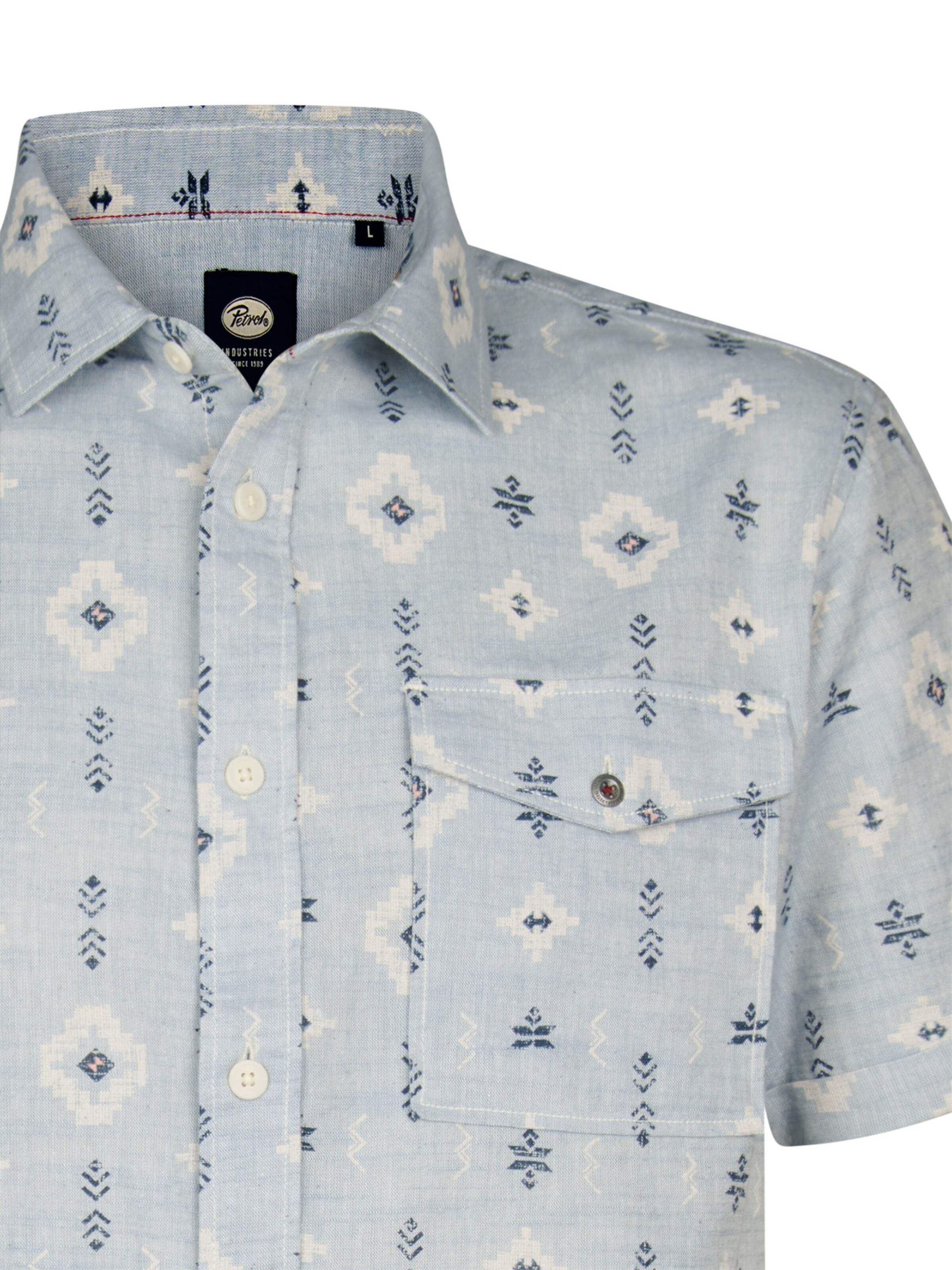 Petrol Industries - Ajuste regular Camisa en azul