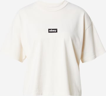 Obey T-shirt i brun: framsida