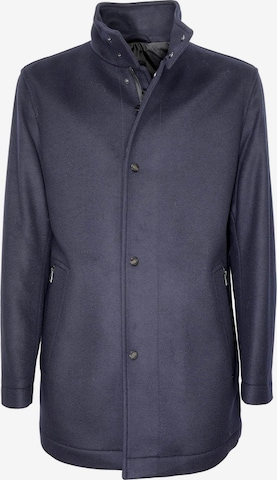 BOSS Between-Seasons Coat in Blue: front