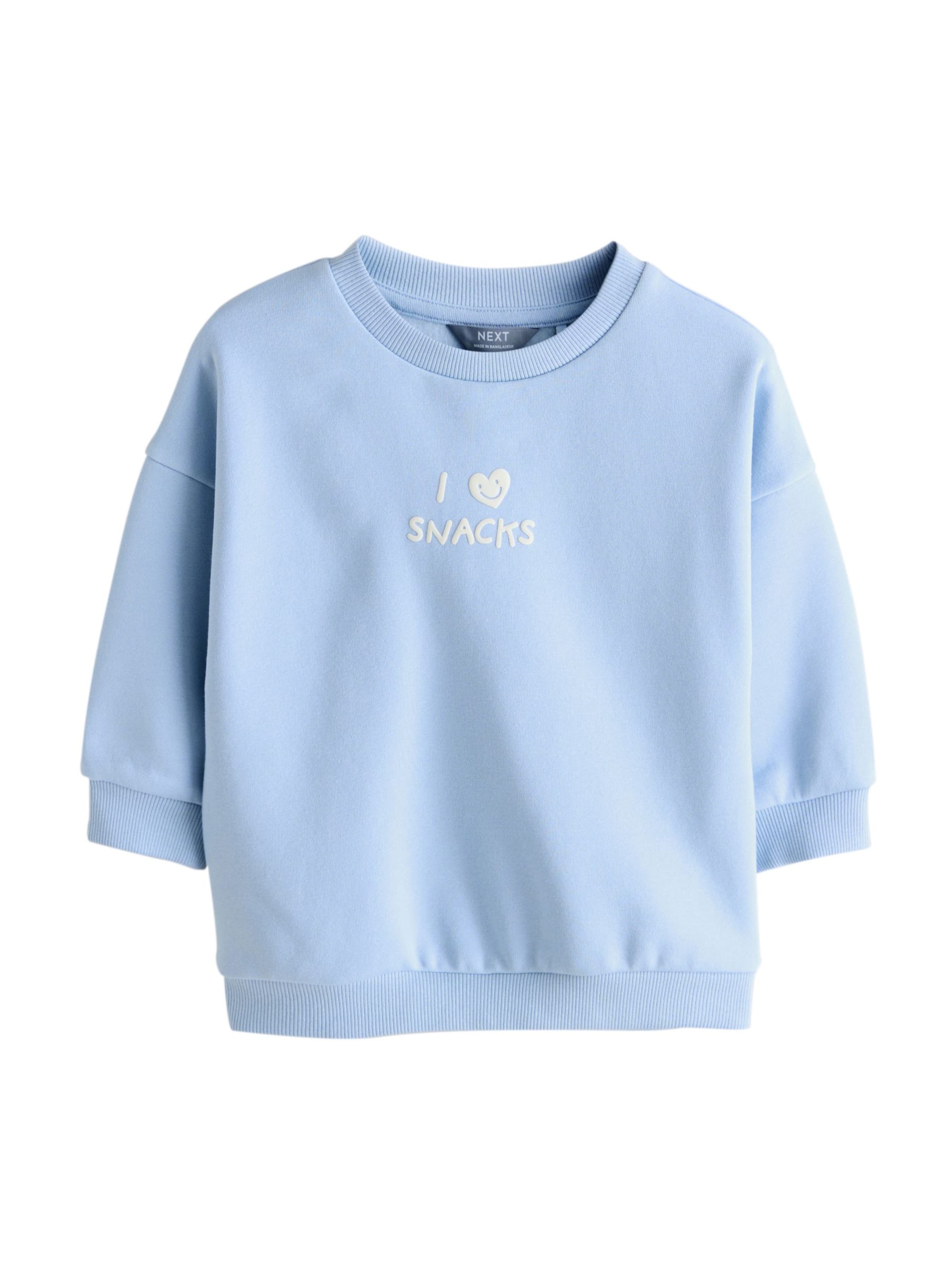 Next Sweatshirt in Blauw: voorkant