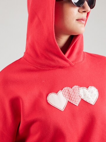 Felpa di HOLLISTER in rosso