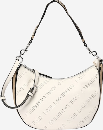 Karl Lagerfeld Shoulder bag in Beige: front