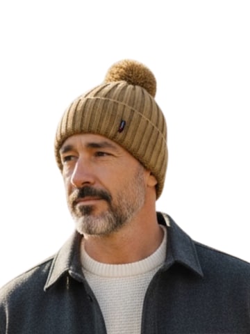 Kumixi Beanie in Brown: front