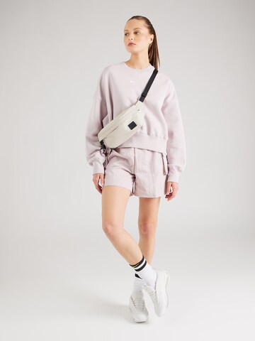 Nike Sportswear Sweatshirt 'Phoenix Fleece' in Lila