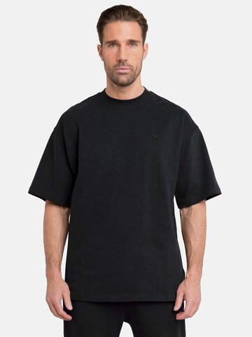 Squeqo T-Shirt 'Cotton 300 GSM' in Schwarz: Vorderseite
