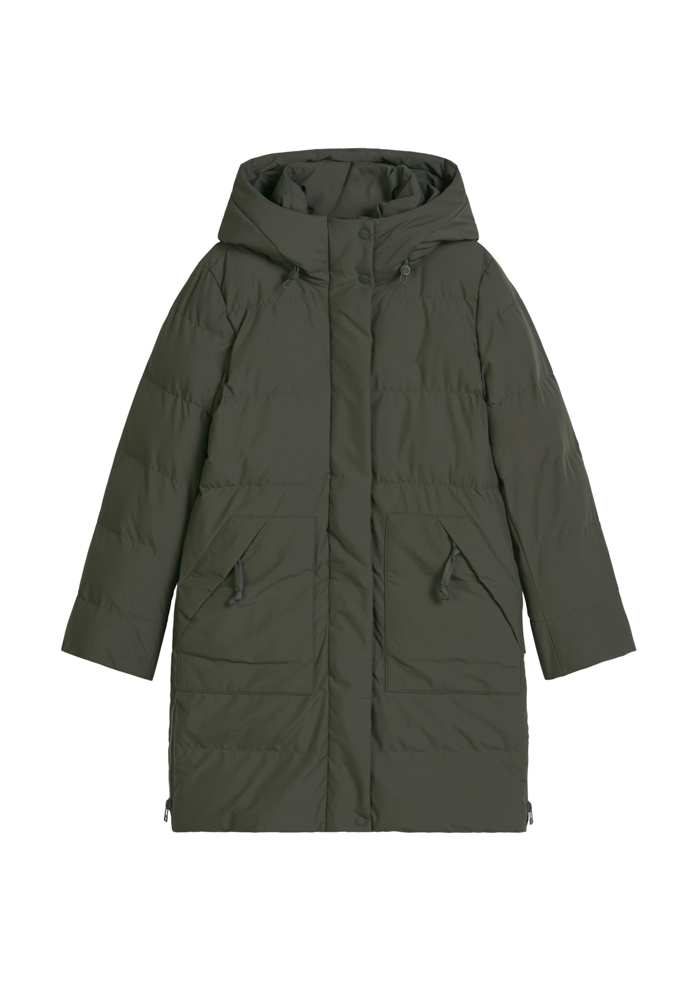 Marc O'Polo DENIM Wintermantel in Groen: voorkant