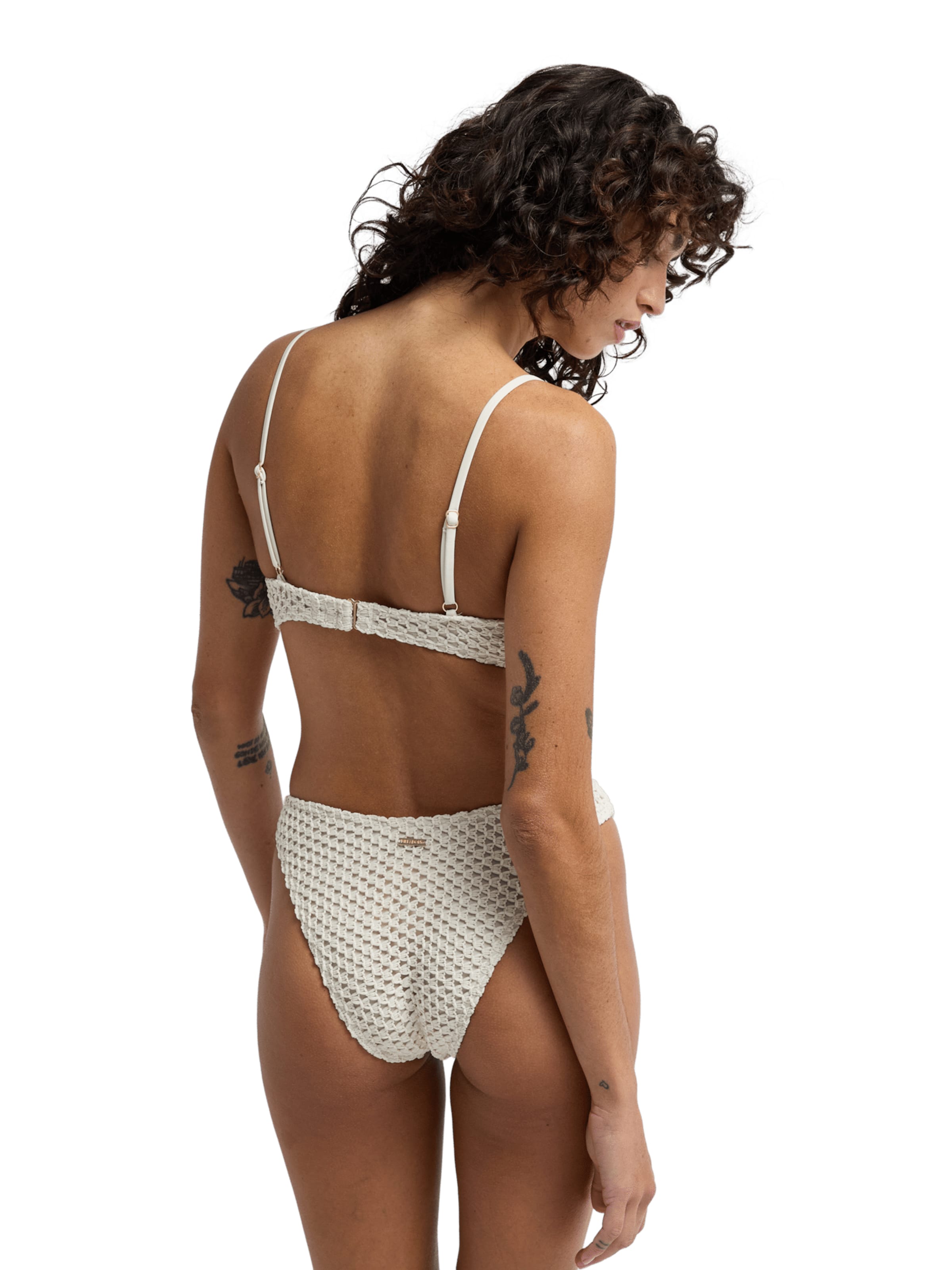 BILLABONG Bustier Bikinitop 'Twisted Tides V' in Weiß
