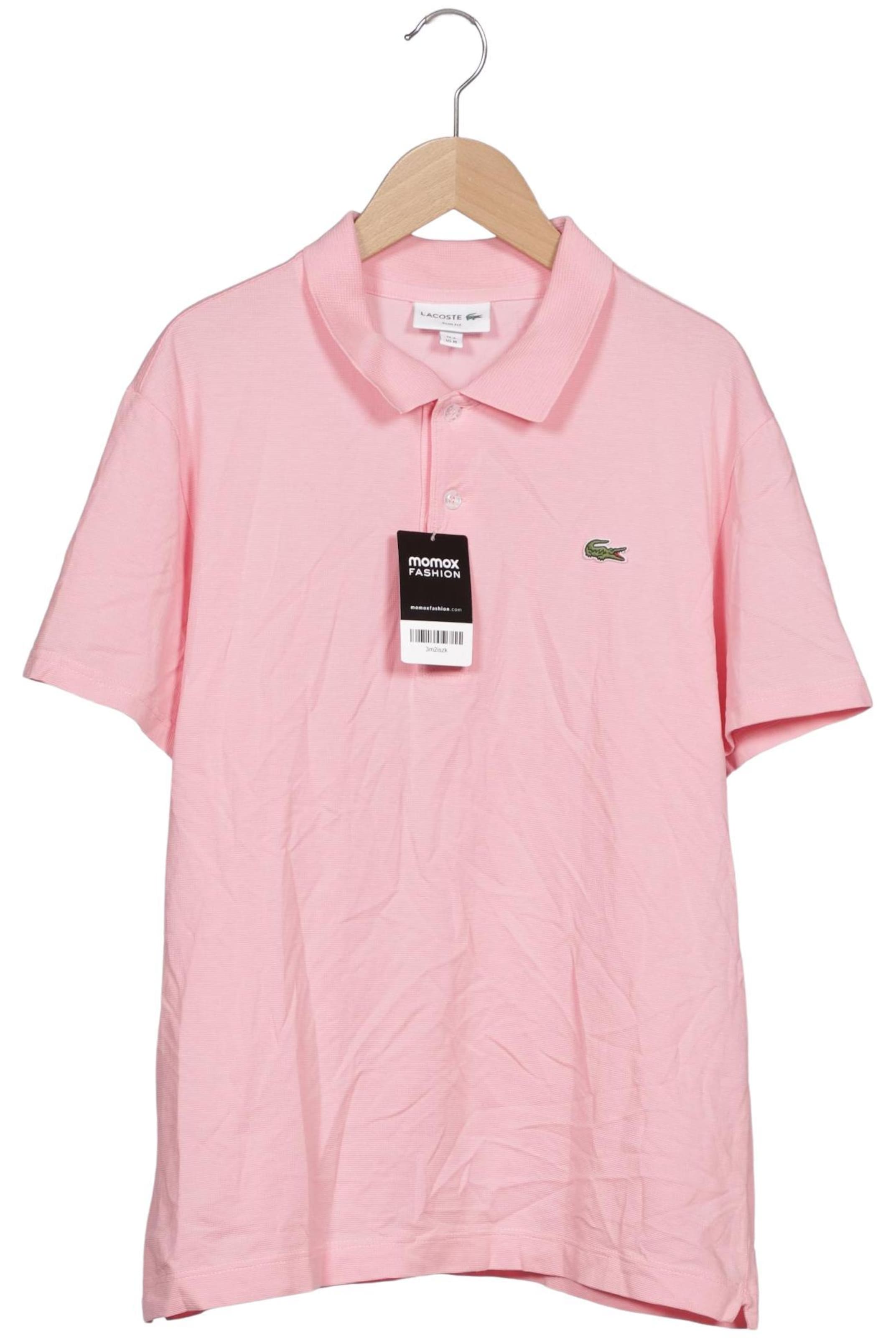 LACOSTE Shirt in M-L in Pink: front