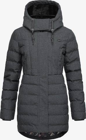 Ragwear Зимно палто 'Ashanta' в сиво: отпред