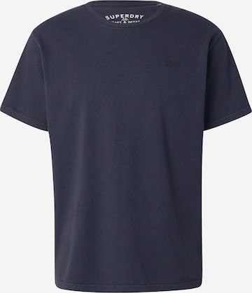 Superdry T-Shirt 'ESSENTIALS' in Blau: Vorderseite