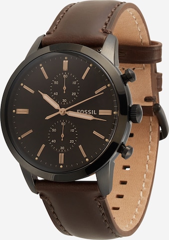 FOSSIL Analog Watch in Brown: front