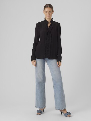 VERO MODA Blouse 'SELLA ' in Zwart