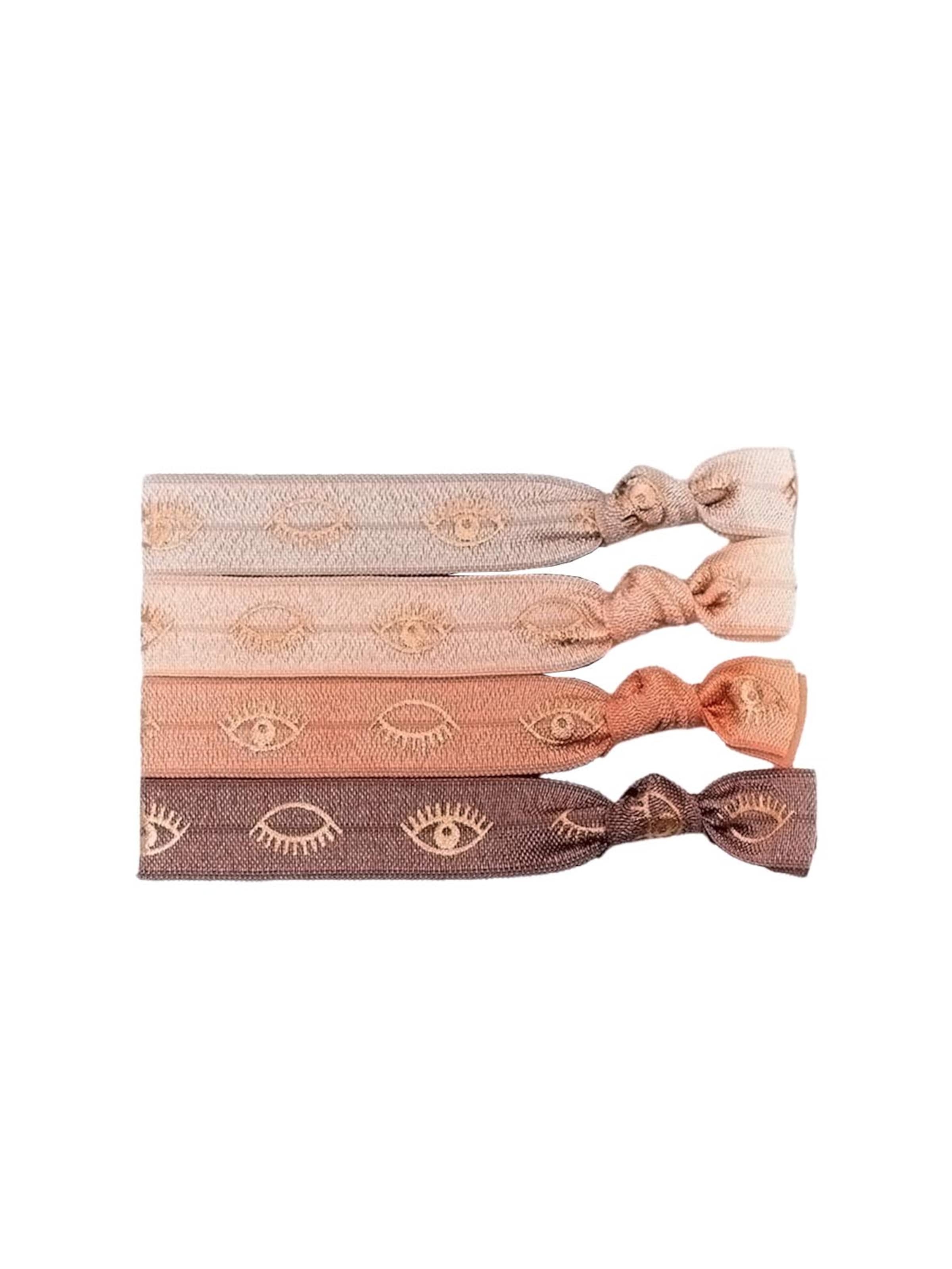 Braccialetto 'Flirty Eyes' di Laceup in beige: frontale