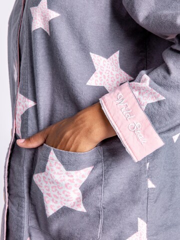 PJ Salvage Pyjama ' Flannels ' in Grau